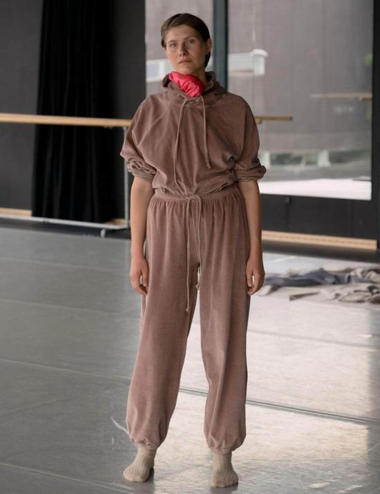  베이스레인지 스웨터 Baserange 림 라글란 후디 Tecto 브라운 - BASERANGE