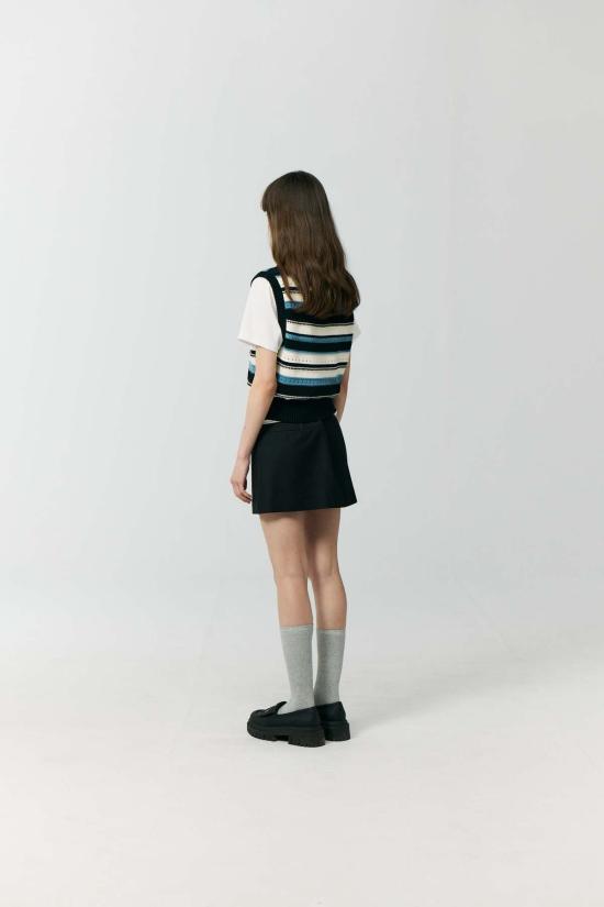  던스트 숏 스커트 마이크로 미니 스커트 블랙 - DUNST