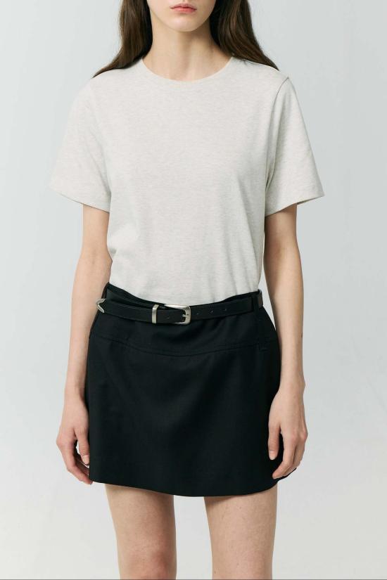  던스트 숏 스커트 마이크로 미니 스커트 블랙 - DUNST