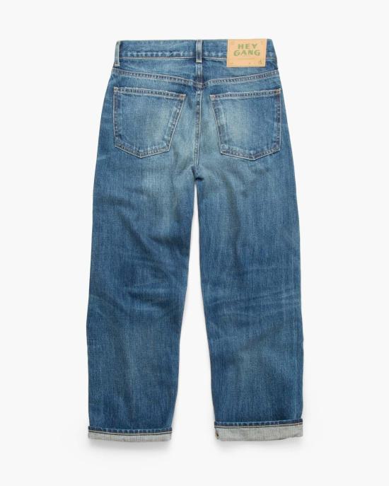  헤이갱 데님 팬츠 헤이 갱 더 루즈 크롭 진 리드 - HEY GANG