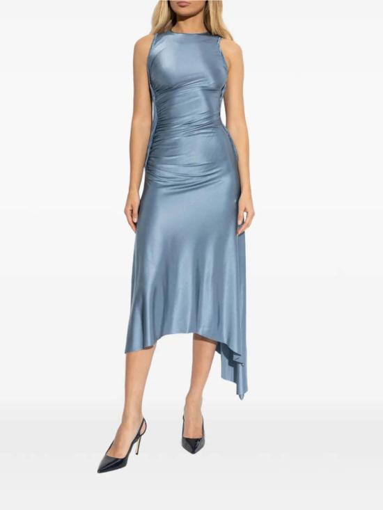  빅토리아 베컴 롱 원피스 트위스트 드레스 스톤 - VICTORIA BECKHAM