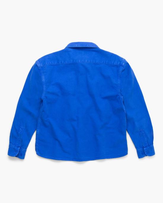  헤이갱 셔츠 안녕하세요 여러분! 작업 셔츠 상의, 연보라색 - HEY GANG