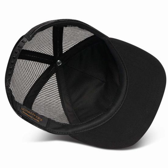  셰이퍼스 가먼트 호텔 볼캡 샤퍼스 가먼트 호텔 오렌지 라벨 트러커 햇 블랙 - SCHAEFFERS GARMENT HOTEL