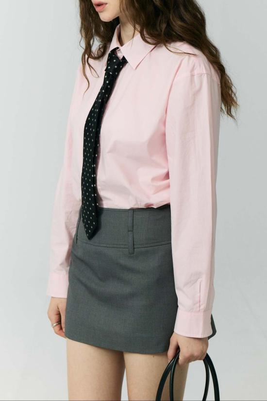  던스트 숏 스커트 마이크로 미니 스커트 그레이 - DUNST