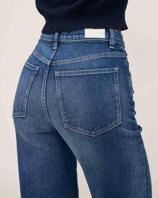  DL 1961 데님 팬츠 Dl 1961 카민 리파인드 와이드 레그 진 클리어워터 - DL 1961