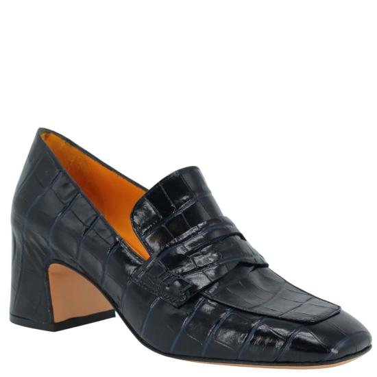  Madison Maison™ 로퍼 매디슨 메종™ 가죽 힐 모크 크록  네이비 - OTHER BRANDS