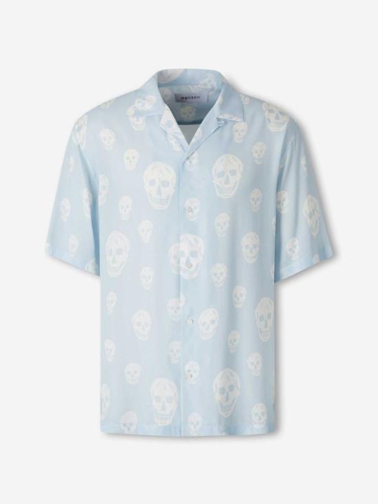 26SS 알렉산더 맥퀸 긴팔 셔츠 847304QRACU 4602ICE BLUE