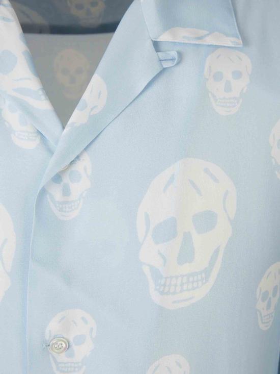 26SS 알렉산더 맥퀸 긴팔 셔츠 847304QRACU 4602ICE BLUE - ALEXANDER MCQUEEN