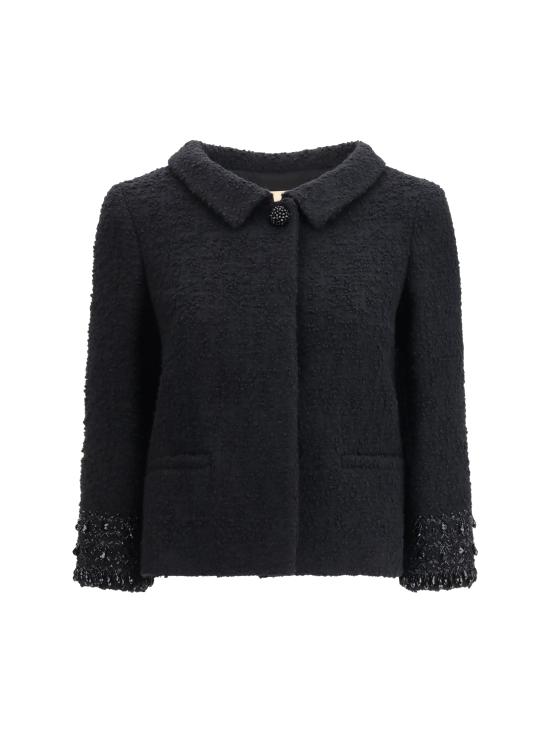 26SS 발렌티노 가라바니 자켓 8B3CE3YP9VM 0NO BLACK