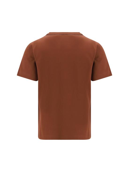 26SS 브루넬로 쿠치넬리 코튼 티셔츠 M0T81BI100 C9092 BROWN - BRUNELLO CUCINELLI