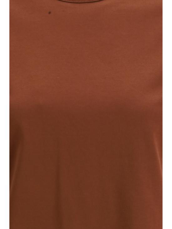 26SS 브루넬로 쿠치넬리 코튼 티셔츠 M0T81BI100 C9092 BROWN - BRUNELLO CUCINELLI