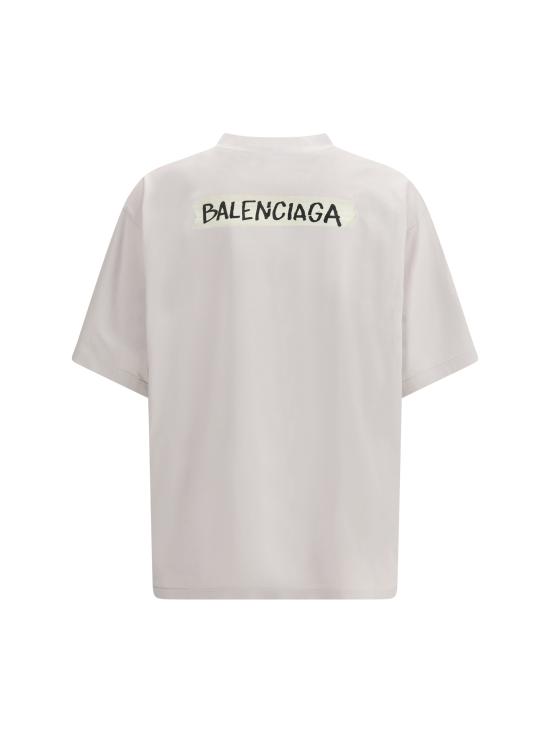 26SS 발렌시아가 반팔 티셔츠 764235TTVL6 9012 WHITE - BALENCIAGA