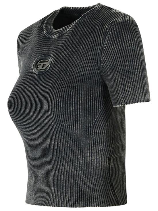 26SS 디젤 반팔 티셔츠 A162490 0AKBQ900 Black - DIESEL