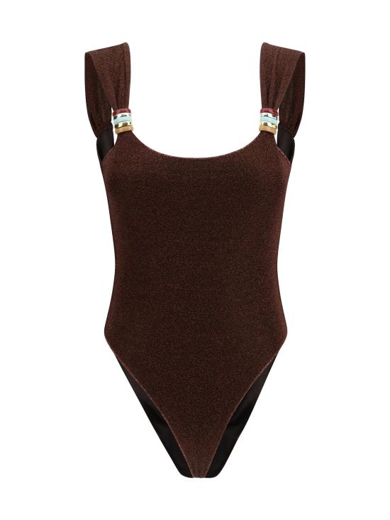 26SS 오세리 비키니 수영복 AMS261 CHOCOLATE BROWN