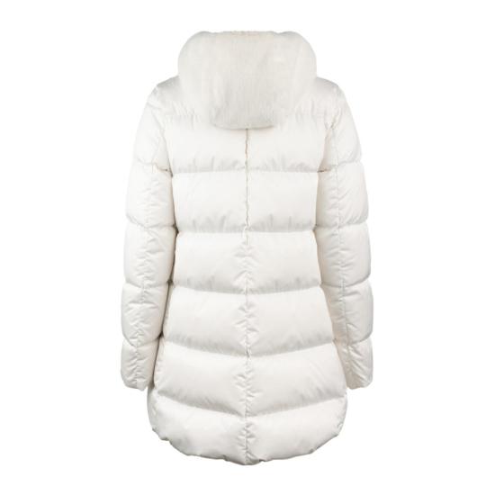 25FW 에르노 새틴 & 뉴 레이디 퍼 A셰이프 다운 자킷 PI001934D 12170Z 100 WHITE - HERNO