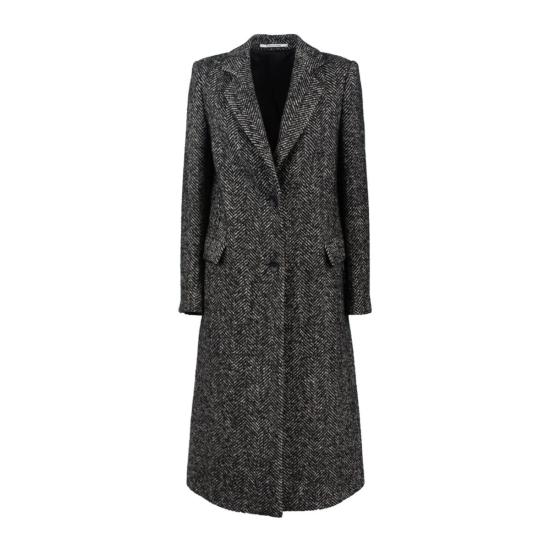 25FW 딸리아토레 코트 AMANDA 340218S 25I41 WHITE BLACK