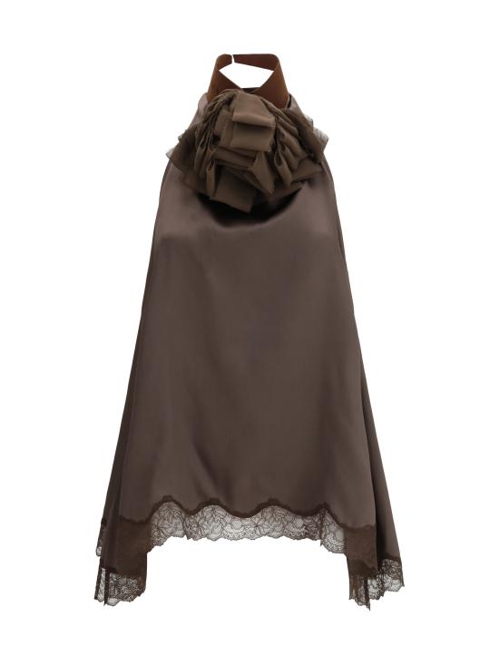 26SS 마그다뷰트림 셔츠 347426 BROWN