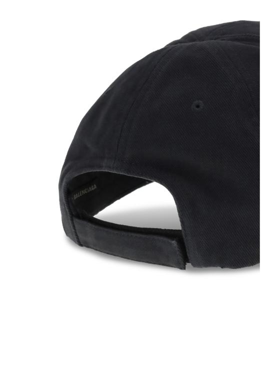 26SS 발렌시아가 볼캡 858087410B2 1041 BLACK - BALENCIAGA