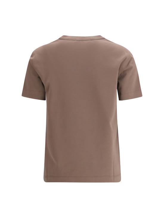 26SS 브루넬로 쿠치넬리 코튼 티셔츠 M0T81BI100 C9286 BROWN - BRUNELLO CUCINELLI