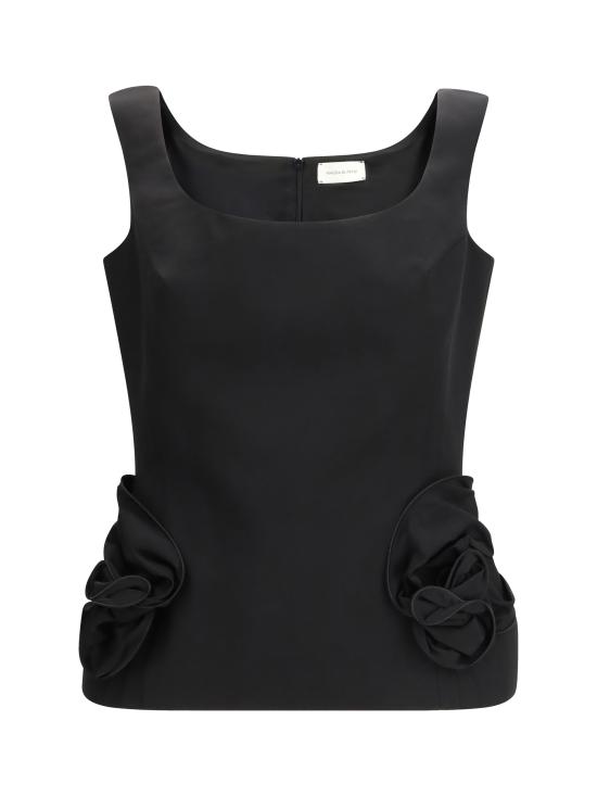 26SS 마그다뷰트림 반팔 티셔츠 353426 BLACK