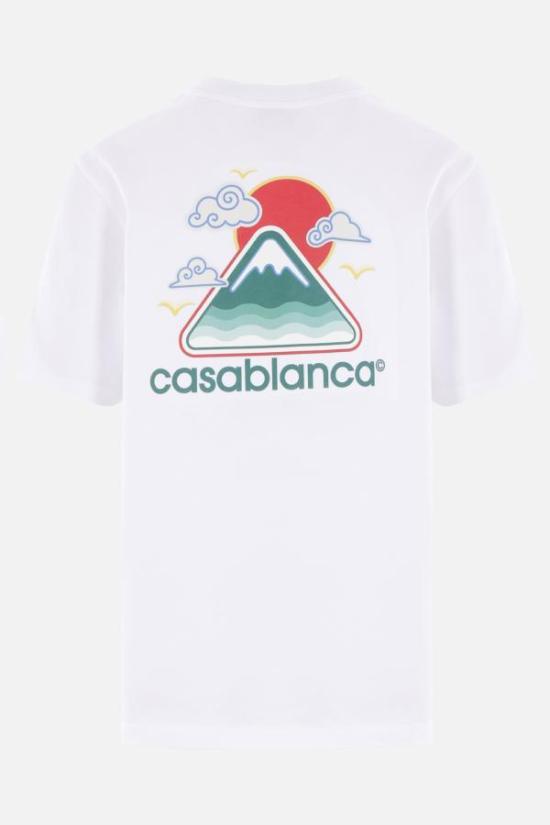 25FW 카사블랑카 반팔 티셔츠 MPF25JTS00104 MNTGN NDL - CASABLANCA