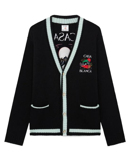 25FW 카사블랑카 긴팔 티셔츠 MPF25KW100101 STCKD CS MNT