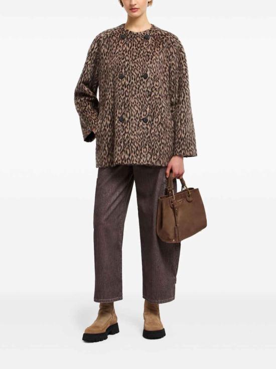 25FW 엠포리오 아르마니 미디 스커트 EW001383AF14730F1118 Multicolour - EMPORIO ARMANI