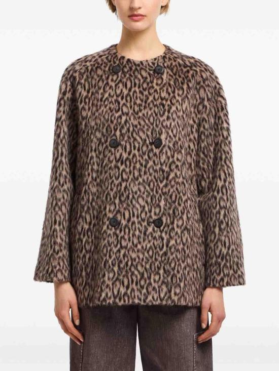 25FW 엠포리오 아르마니 미디 스커트 EW001383AF14730F1118 Multicolour - EMPORIO ARMANI