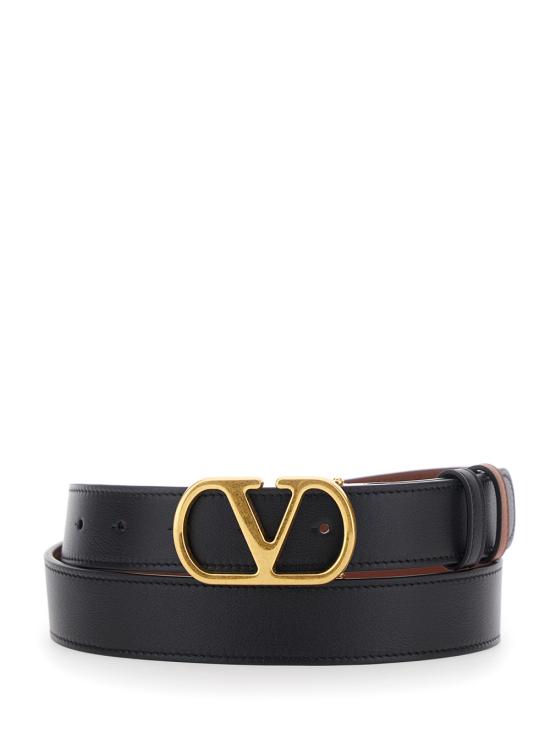 26SS 발렌티노 가라바니 가죽 벨트 8Y2T0SQ3IYRDRN Black