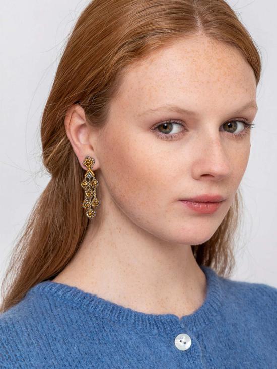  Miguel Ases 이어링 미겔 아세스 드롭형 스터드 귀걸이 14K