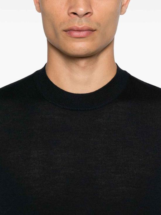 25FW 엠포리오 아르마니 스웨터 EM001957AF14114UB118 Blue - EMPORIO ARMANI