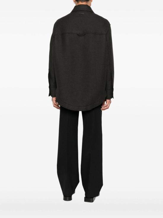 25FW 아미 셔츠 UJK824DWV0078020 Grey - AMI