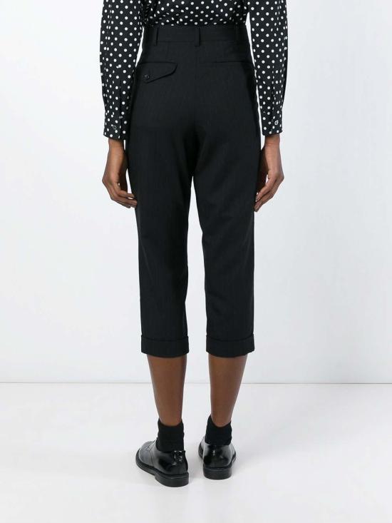 25FW 꼼데가르송 스트레이트 팬츠 RPP0131 Black - COMME DES GARCONS