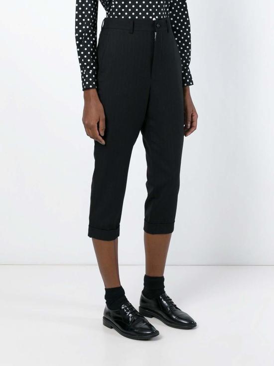 25FW 꼼데가르송 스트레이트 팬츠 RPP0131 Black - COMME DES GARCONS