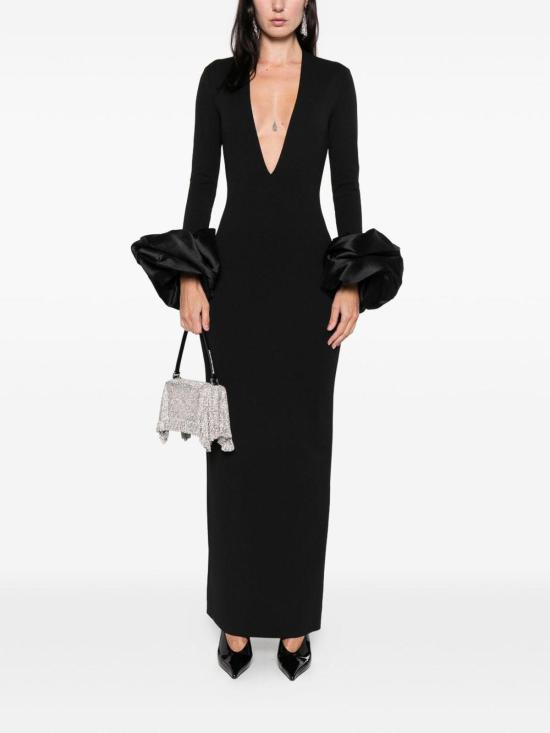 26SS 솔러스런던 롱 원피스 OS46050BLACK Black - SOLACE LONDON