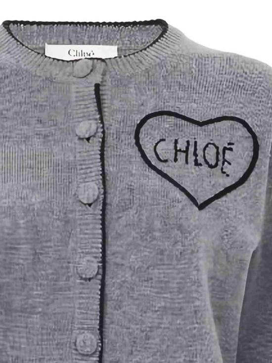 26SS 끌로에 가디건 CH26SMC08710012 Grey - CHLOE
