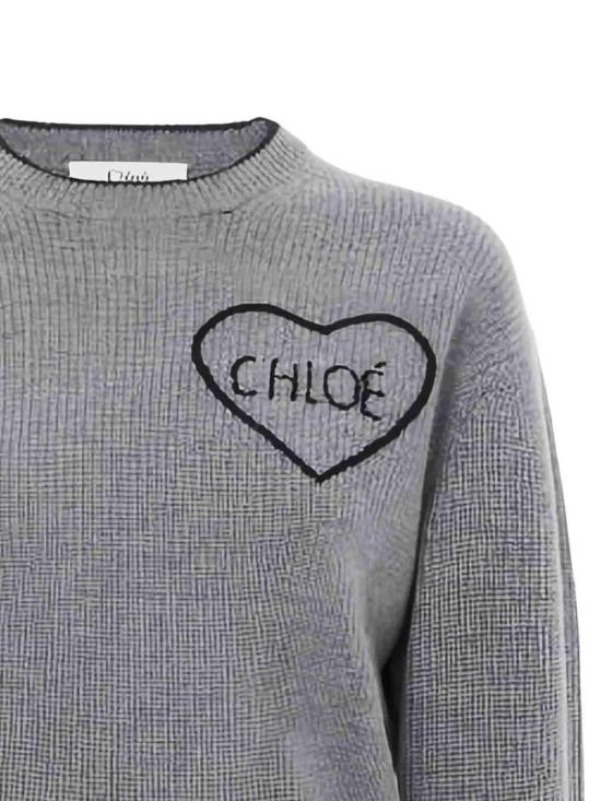 26SS 끌로에 스웨터 CH26SMP39710012 Grey - CHLOE