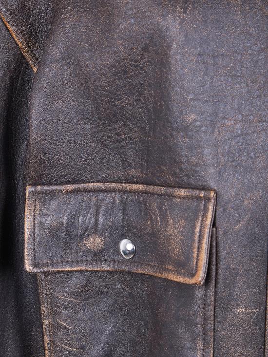 26SS 케이트 가죽 자켓 6075787 950 DARK BROWN - KHAITE