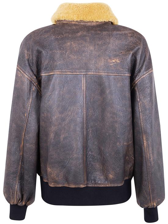 26SS 케이트 가죽 자켓 6075787 950 DARK BROWN - KHAITE