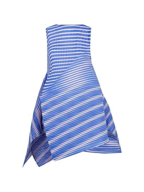 25FW 이세이 미야케 미디 원피스 IM58FH140 76 BLUE HUED - ISSEY MIYAKE