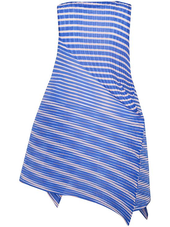 25FW 이세이 미야케 미디 원피스 IM58FH140 76 BLUE HUED - ISSEY MIYAKE