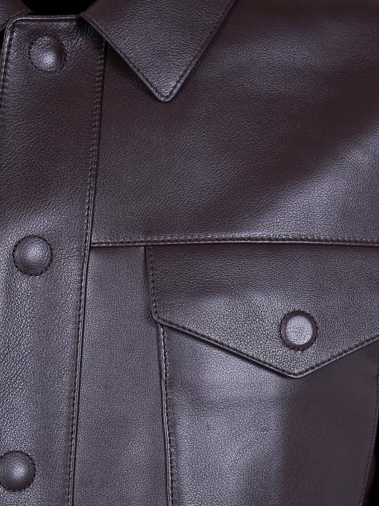 26SS 톰포드 가죽 자켓 LBI004 LMG033 DARK BROWN - TOMFORD