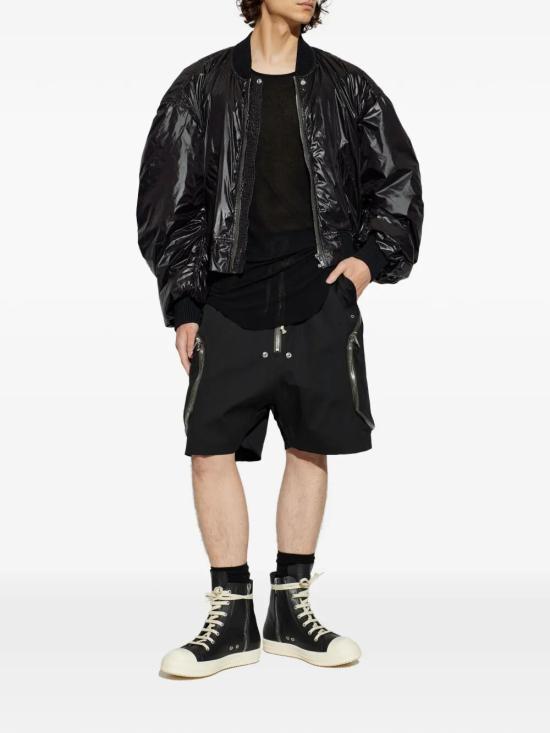 26SS 릭 오웬스 가죽 자켓 RU01F2792 NPS 09 BLACK - RICK OWENS