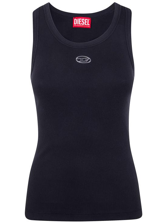 26SS 디젤 민소매 티셔츠 A19908 0JMBA 900 BLACK - DIESEL