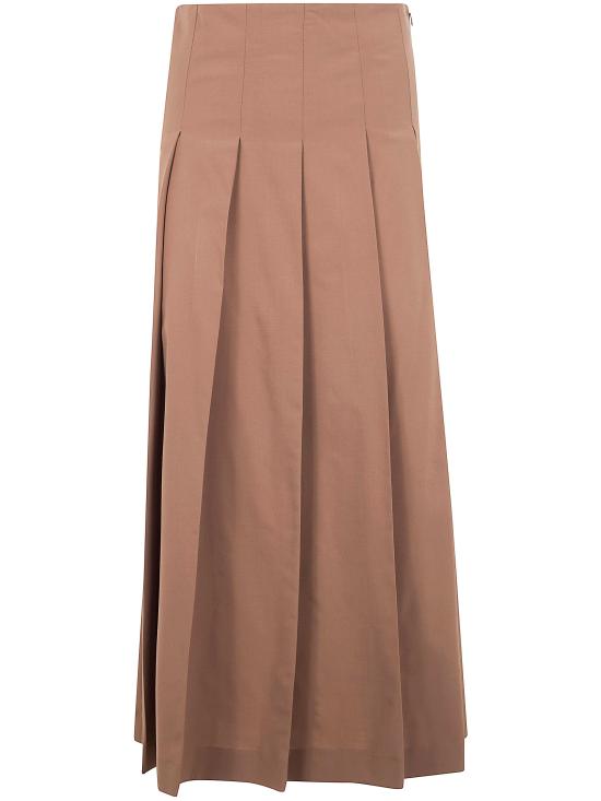 26SS 로에 미디 스커트 418 32 167 211 504 MOCHA