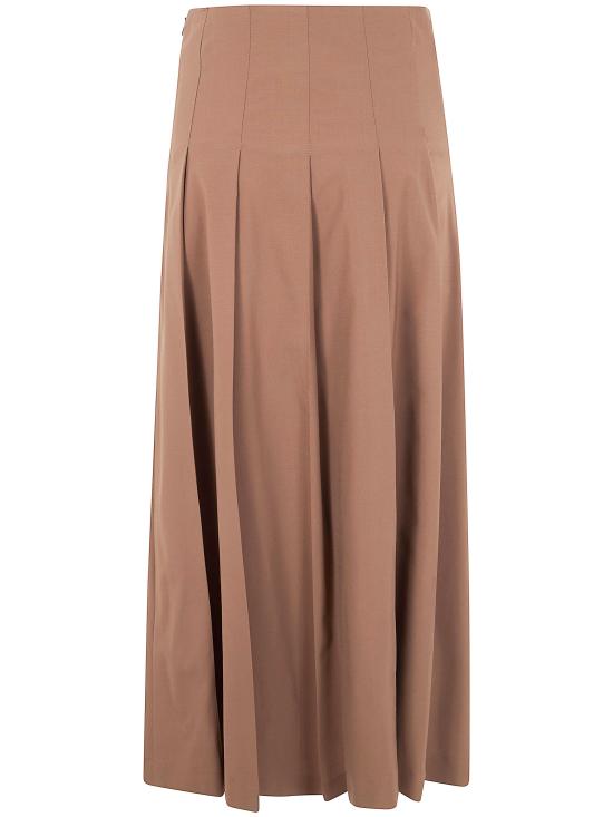 26SS 로에 미디 스커트 418 32 167 211 504 MOCHA - ROHE