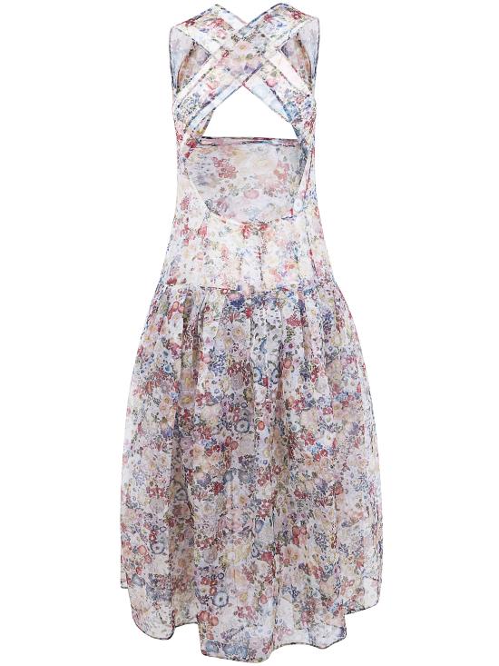 26SS 케이트 미디 원피스 55813432 128 CREAM MULTI