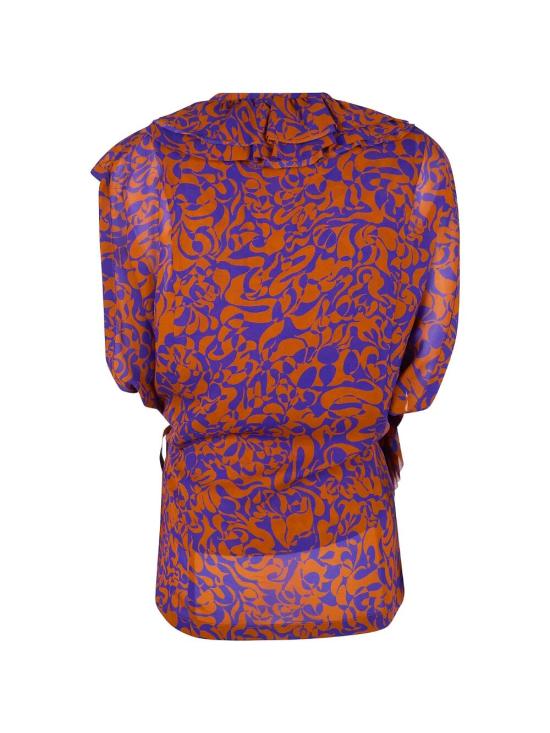 26SS 드리스 반 노튼 블라우스 261 130719 3006 353 ORANGE - DRIES VAN NOTEN