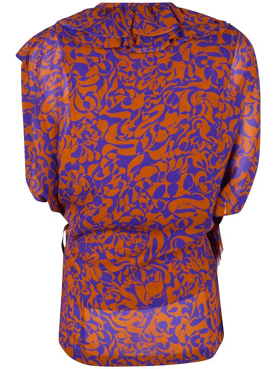 26SS 드리스 반 노튼 블라우스 261 130719 3006 353 ORANGE - DRIES VAN NOTEN