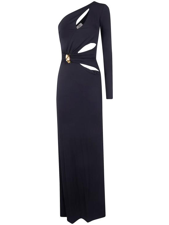 26SS 엘리자베타프랜치 롱 원피스 ABR2561E2 110 BLACK - ELISABETTA FRANCHI